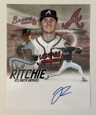 JR Ritchie Autograph Signed 8x10 Photo Top Prospect Atlanta Braves