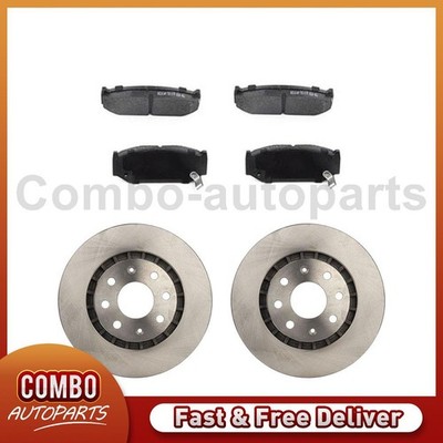 Front Disc Rotors Semi-Metallic Pads for 2007 2008 2009 2010 2011 Suzuki Swift