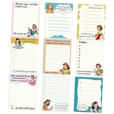 Funny Sticky Notes Gifts - 9 Pack Funny Sticky Notes for Work 3x4 Funny Women