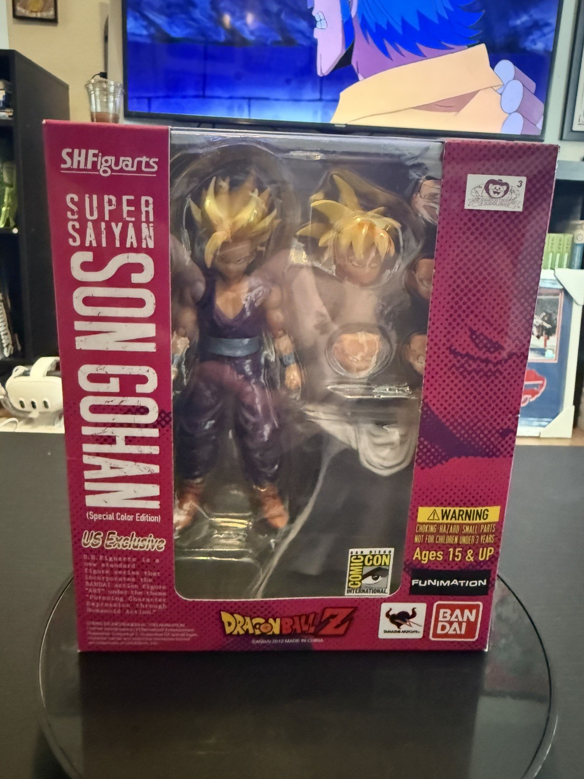 Sh Figuarts DBZ Super Saiyan Son Gohan SDCC 2012 exclusivo