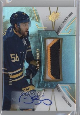2016-17 SPx Rookies Gold 22/99 Justin Bailey #R-JB RPA Patch Auto RC a8r