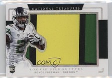 2018 Panini National Treasures Collegiate Prime 17/25 Royce Freeman #RS-RF 0yn1