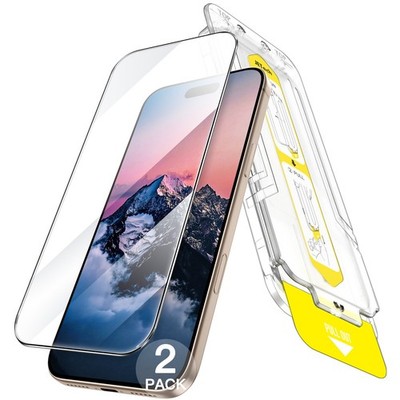 JETech Screen Protector for iPhone 16/16 Plus/16 Pro/16 Pro Max, 2 Pack