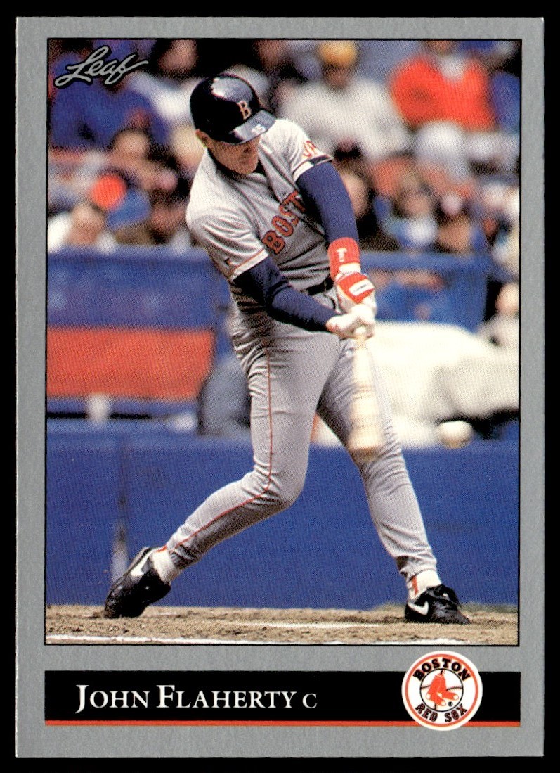 1992 Leaf John Flaherty Rookie Boston Red Sox #439