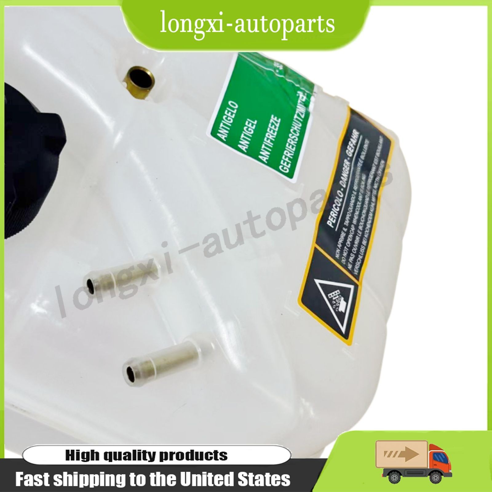 NEW For Maserati Quattroporte 2003-2012 4.2L 4.7L 296547 Coolant Expansion Tank