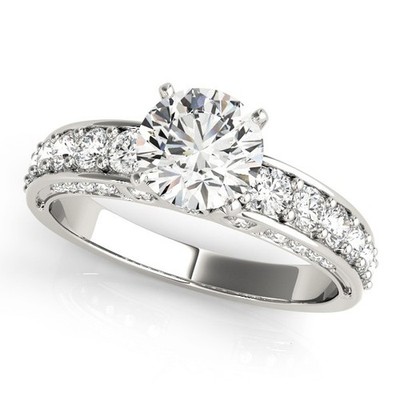 Best Deal! 2 kt DE/VS Lab Grown Rundschliff Diamant Verlobungsring 18 K Weißgold