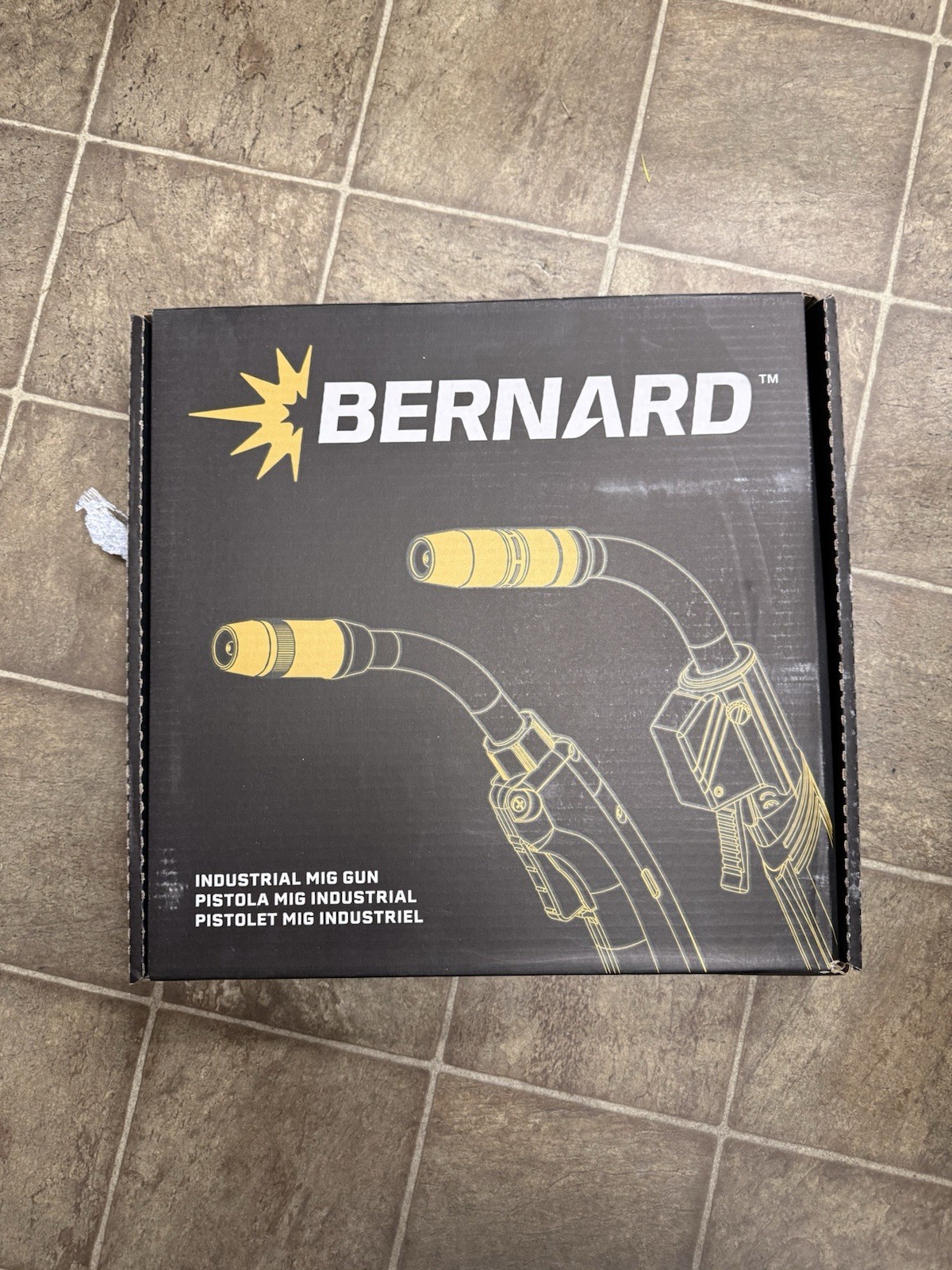 Bernard Semi-Automatic Air-Cooled MIG Welding Gun Rotatable Neck 45° Q4015AE9EMC