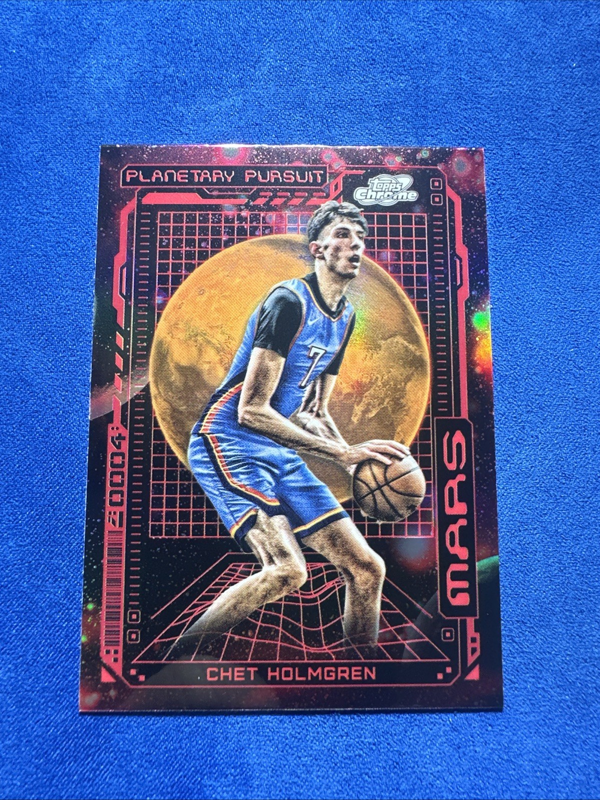 2023-24 Topps Cosmic Chrome Planetary Pursuit Chet Holmgren #PPMA-8 Mars