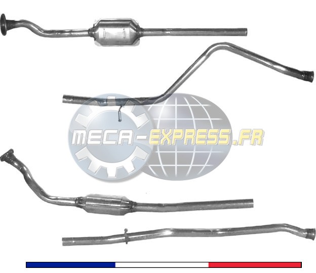 Catalyseur PEUGEOT 306 Diesel 1.9 réduit les fumées, pièce en acier inoxydable D0078