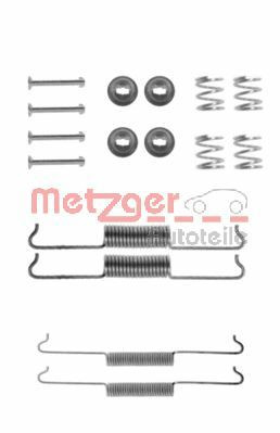 Front METZGER 105-0521 Accessory Kit, brake shoes for VW