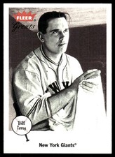 Bill Terry 2002 Fleer Greats of the Game #98 New York Giants MLB READ FREE SHIP