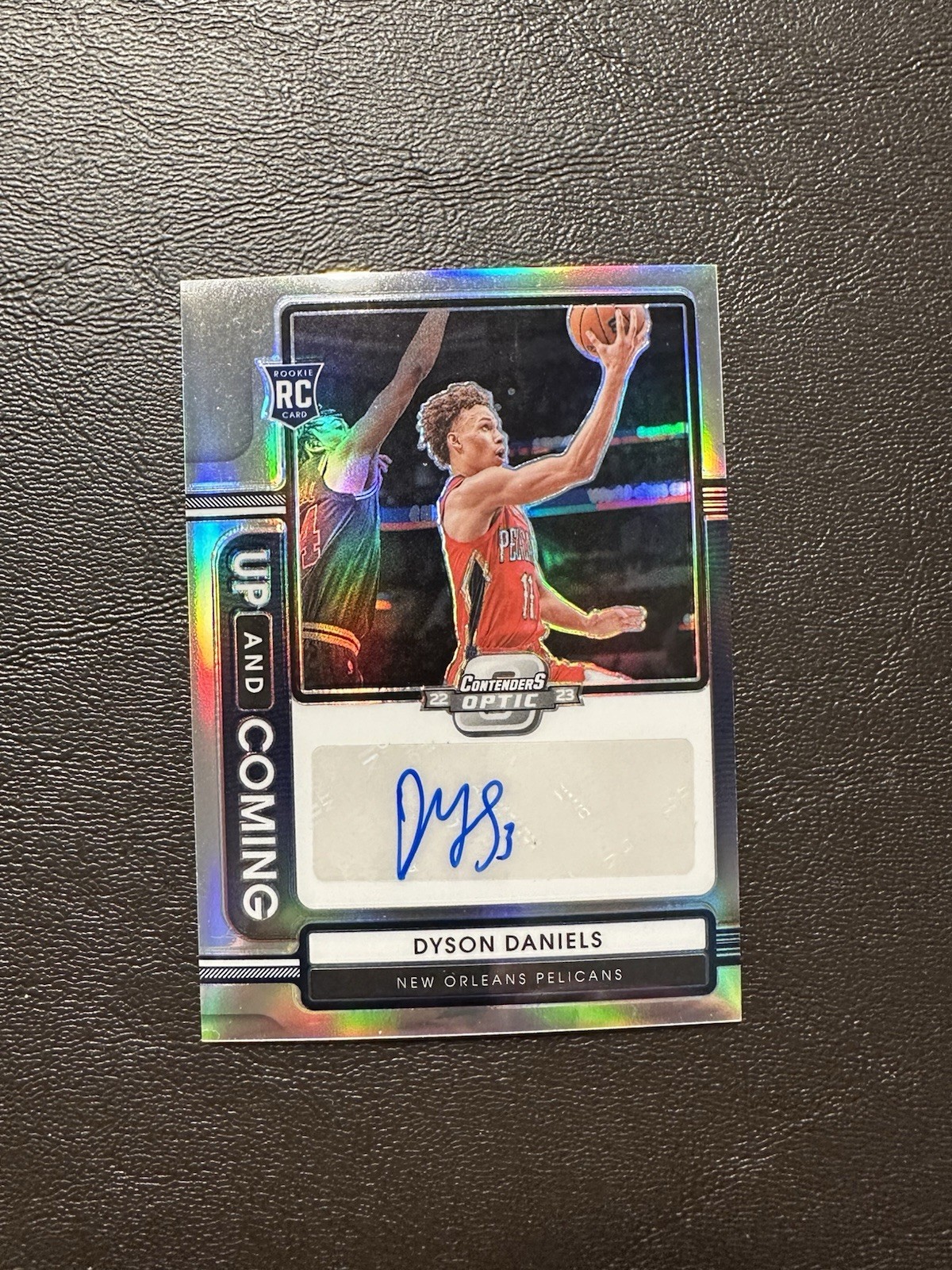 2022-23 Contenders Optic Up and Coming Dyson Daniels Silver Prizm Auto /125 RC