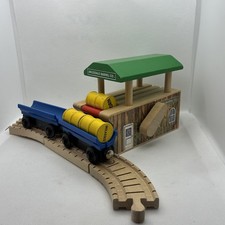 Thomas and Friends Arlesdale Barrel Co Barrel Loader Vintage 1996 Britt Allcroft