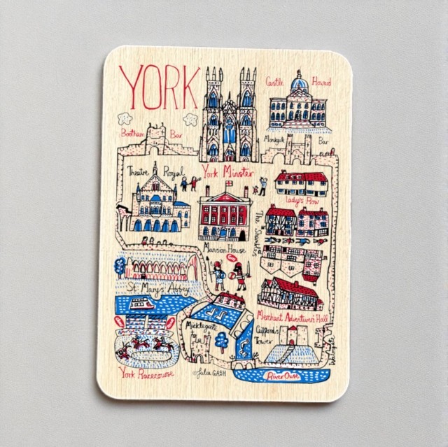 Julia Gash Wooden Magnet - York - Image 3