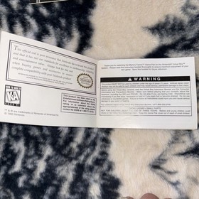 Mario Tennis - Nintendo Virtual Boy - Instruction Manual Only