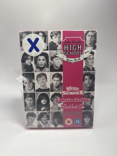 John Hughes High School Year Book Collectors Set 5 DVD Set PAL R4 80s Movies - Foto 1 di 3