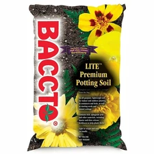 Michigan Peat 1420 Baccto Lite Premium Indoor Outdoor Potting Soil, 20 Quart Bag