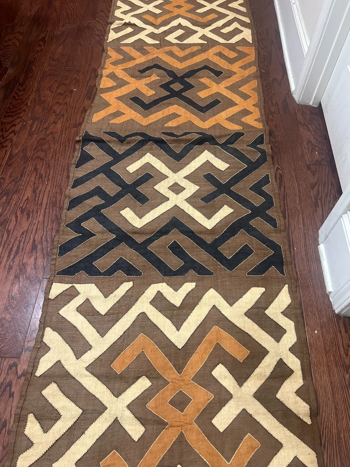 tela genuina de rafia africana (Congo) Cuba 11 pies, tejido natural hecho a mano Foto 4 de 4