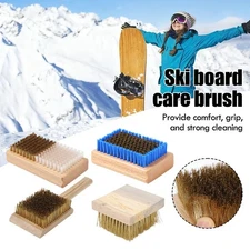 Premium Snowboard Care Snowboard Brush Snowboard Waxing Kit with for Polishing .