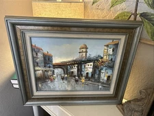 Original Oil Painting Cityscape 12x16 (see description, more detailmore details)