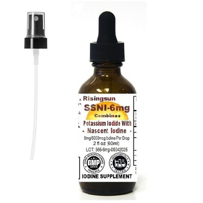 SSNI-6mg Solution*Combines Nascent iodine with potassium iodide*Natural Organic
