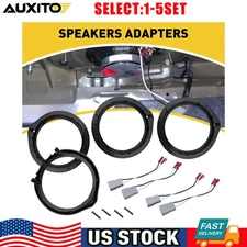Car Door Speaker Wire Harness Adapter Spacer Rings For Honda Accord 08-UP 2-10X