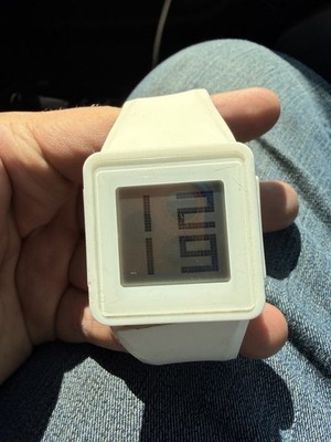 NIXON Watch : THE NEWTON Digital Square Design Men's Wristwatch