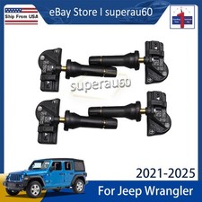 4x 433mhz Tpms Tire Pressure Sensor Kit 68339096ab For Jeep Wrangler 2021-2025