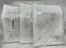 Embroidery Stitch Book Kit Lot Of 3 Practice Booklets for Beginners W/O Tools