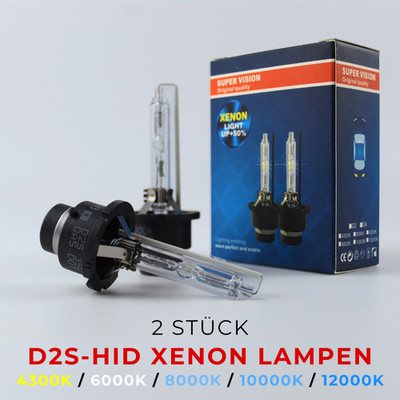OPEL D2S Xenon Lampen - 2x Original SuperVision HID Brenner - Scheinwerfer Licht