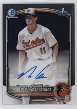 2025 Bowman Chrome Prospect Auto Nate George #CPA-NG Auto 4k8