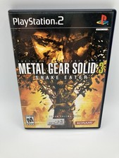 Metal Gear Solid 3 Snake Eater Sony PS2 EX+ MINT disc CIB Play Tested