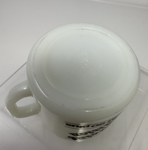 Early NPR Morning Edition mug FM 90 Plus oven proof anchor hocking milk glass - Picture 7 of 12