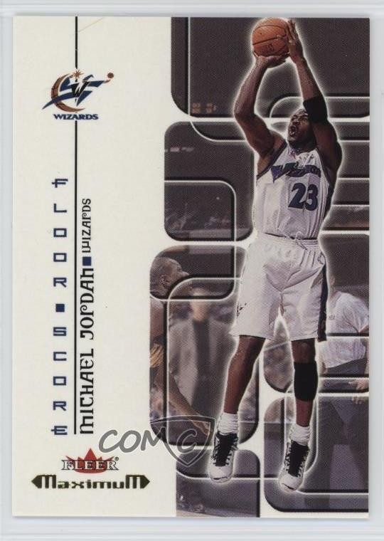 2001-02 Fleer Maximum Floor Score Michael Jordan #12FS HOF u0h