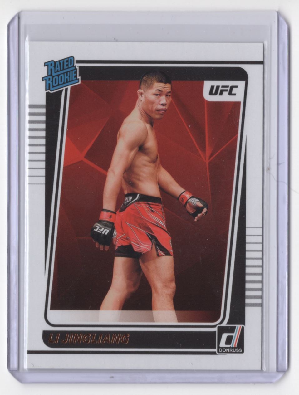 2022-23 Panini Donruss UFC Rated Rookie Li Jingliang Rookie #208