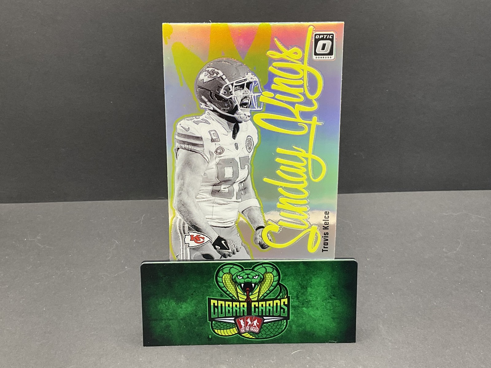 2024 Panini Donruss Optic Sunday Kings Travis Kelce #20 Prizm