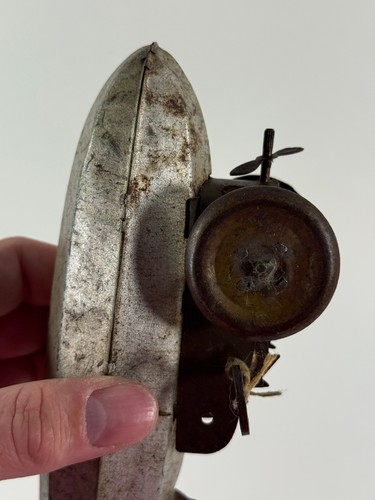 Antique Wind-Up Blimp Airship toy clockwork Marx zeppelin - Picture 3 of 18