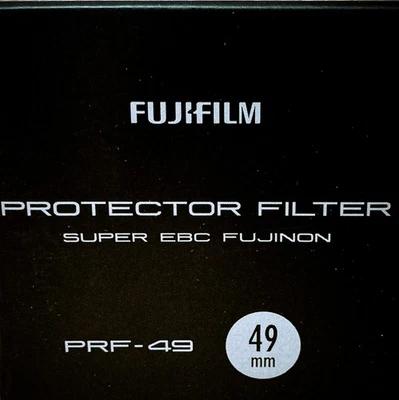 FUJIFILM Genuine Protector Filter Super EBC Fujinon 49mm PRF-49 - Boxed w/ Case - Image 1 of 2