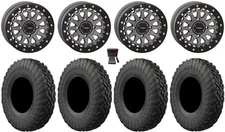 System 3 SB-6 Bdlk 15"Wheels Gm 4+3 35"Gripper T/R/K Tires RZR XP 1000 / PRO XP