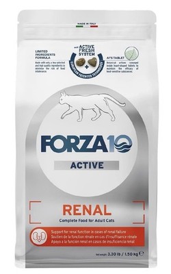 2 Bags Of Forza10 - Cat Food, Limited. 3.3 Pounds Each Renal. Complete