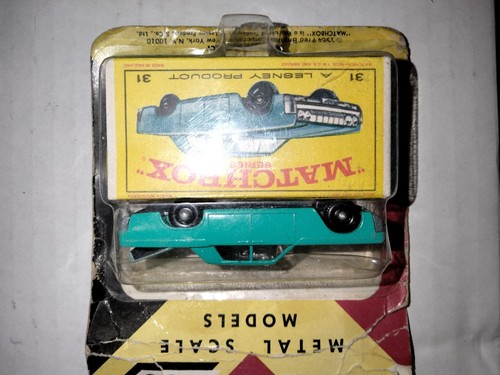 🧐 RARE Still Boxed 1964 Matchbox Series Lincoln Continental 😯Number 31🔥 - Picture 10 of 16