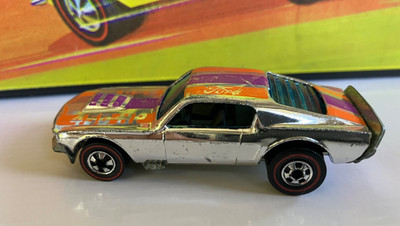 Hot Wheels RedLine Mustang Stocker Super Chromes HK Super Shiny All Original!
