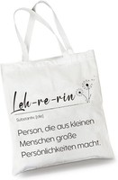 Baumwollbeutel Geschenk FüR Lehrer Erzieherin Weihnachten Stofftasche Geschenk