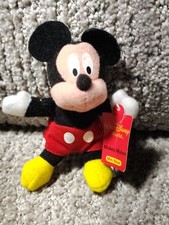 Kellogg's Mickey Mouse Mini Bean Plush Toy Walt Disney World With Tag