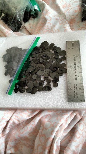  Vintage Black Paillette Sequins Lot 0.7 oz New York City Garment District (NOS)
