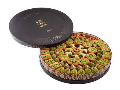 Aghati sweets Ozel Assorted Baklava with Pistachio 1.0 kg  FAST SHIPPING 