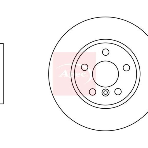 For MINI MINI CLUBMAN F54 2014 on BRAKE DISC (FRONT) (SINGLE) DSK3170