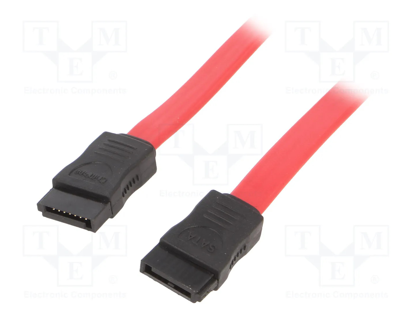 Gembird Rot Flaches Sata 3 Datenkabel 1M - Bild 2
