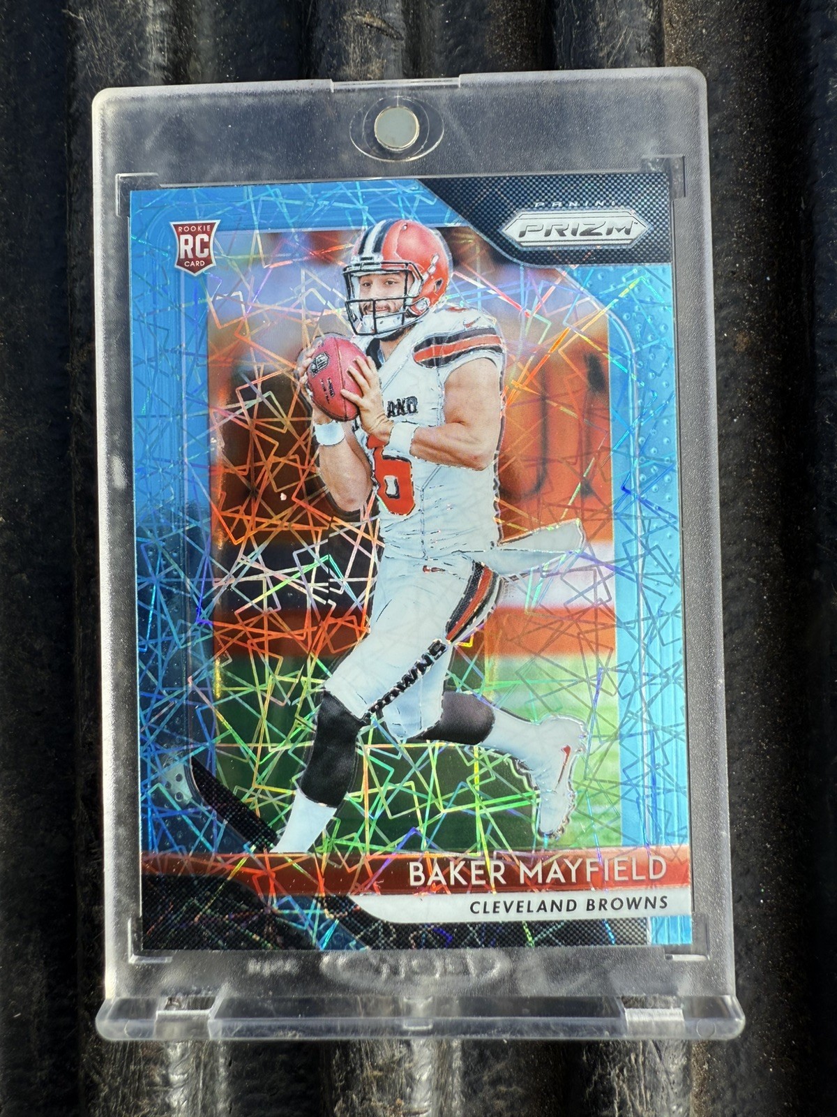 2018 Panini Prizm - Rookie Baker Mayfield #201 Lazer Prizm (RC) 