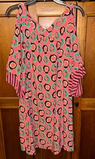 Crown & Ivy Shift Women size 2X Cold Shoulder  La Isla Dress